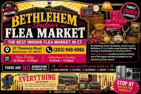 Bethlehem Indoor Flea Market year round