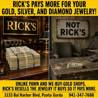 Rick's Estate Jewelry & Coin Buyers - WE BUY AND SELL COINS, FINE JEWELRY, GOLD, WATCHES, AND DIAMONDS